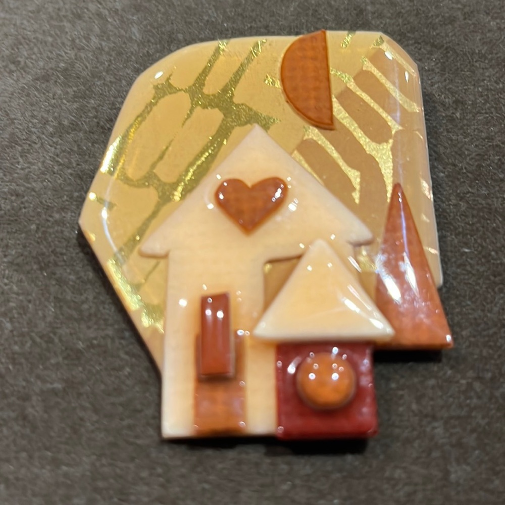 House brooch by Lucinda